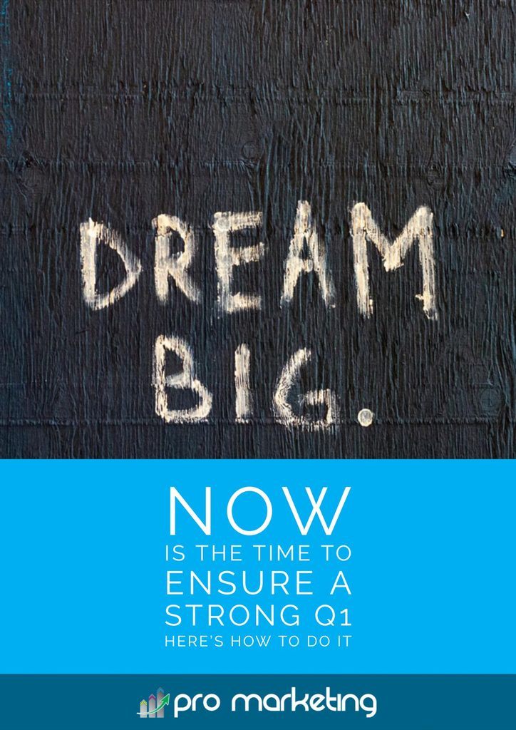 Now Is The Time To Ensure a Strong Q1… Here’s How to Do It